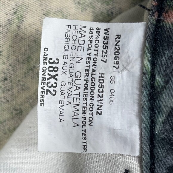 Dickies CamoWest Pants Mens (36)x32 Green Camo Cargo Utility Adjustable Outdoor - Picture 4 of 14
